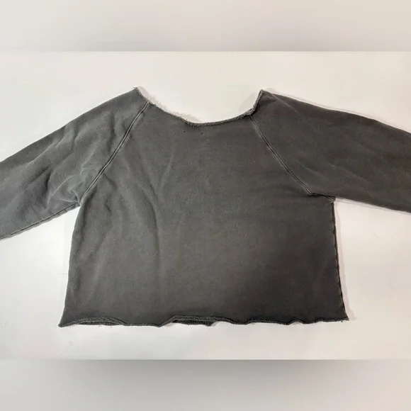 Joah Brown Slouchy Pullover Sweatshirt - Picture 5 of 10